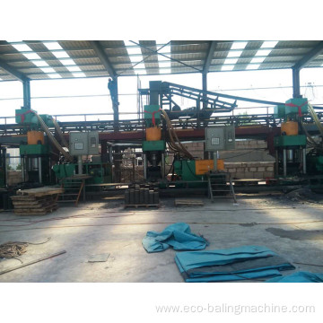 High Capacity Aluminum Shavings Briquetting System